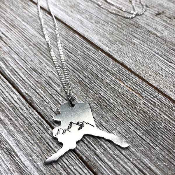 Alaska state necklace-Alaska necklace-gift