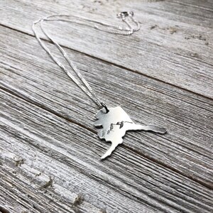 Alaska state necklace-Alaska necklace-gift image 7