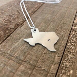 Texas State Halskette-Texas-Herz Halskette-Geschenk