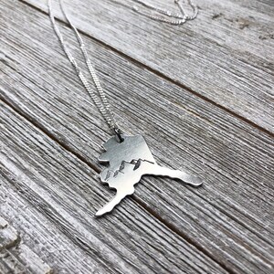 Alaska state necklace-Alaska necklace-gift image 10