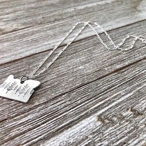 Oregon state necklace-Oregon necklace-gift