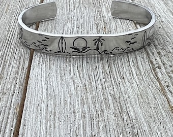 Surfing bracelet-ocean bracelet-sunset bracelet-gift