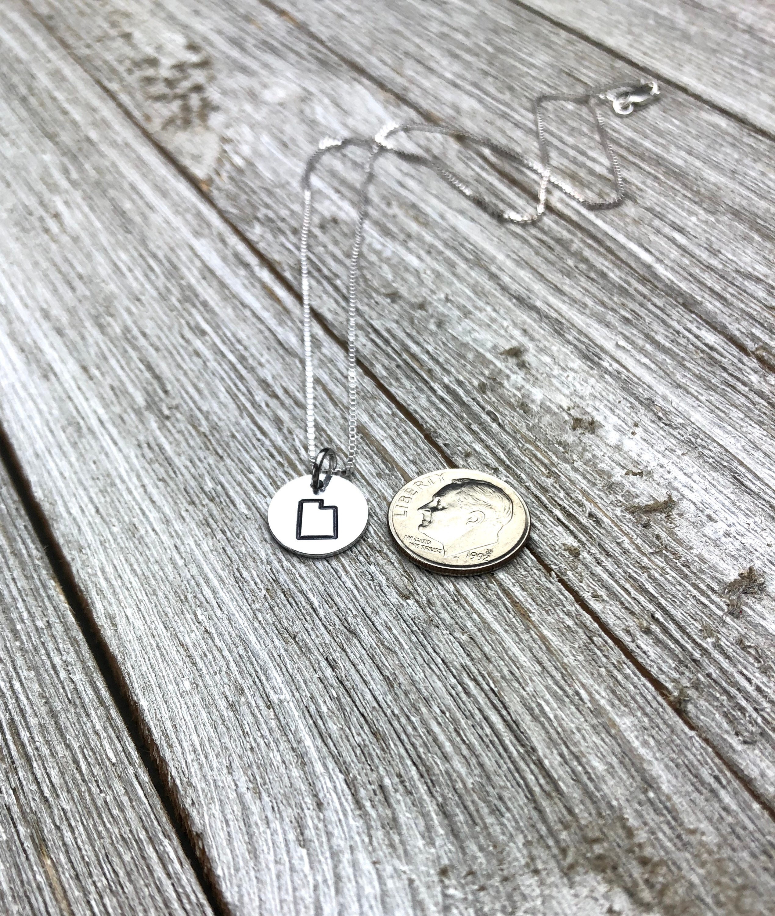 Utah Round Cut-Out Necklace - The Bearded Jeweler