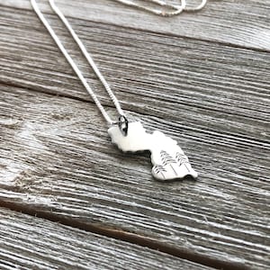 New Jersey state necklace-New Jersey necklace-gift