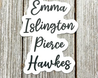 Character sticker-Main characters sticker-vinyl sticker