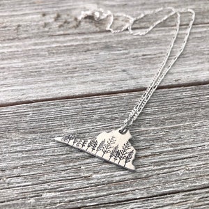 Virginia state necklace-Virginia necklace-gift