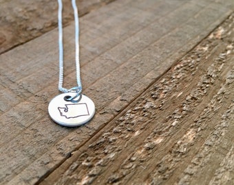 Washington state necklace-washington necklace-gift