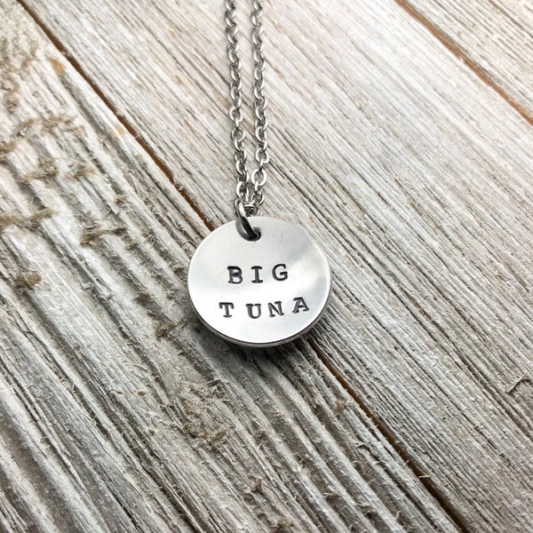 The Office-Big Tuna necklace-the office necklace- Andy-3/4" necklace-gift