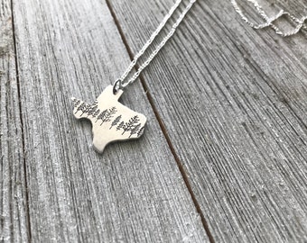 Texas state necklace-texas necklace-gift
