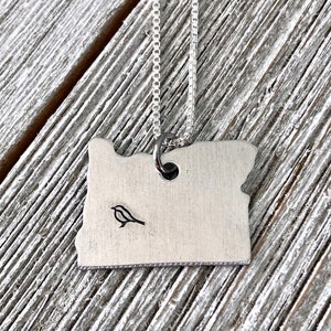 Oregon bird necklace-Oregon necklace-gift
