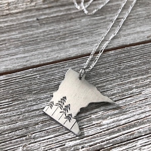 Minnesota state necklace-Minnesota necklace-gift
