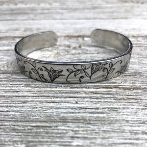 Lily bracelet-aluminum cuff