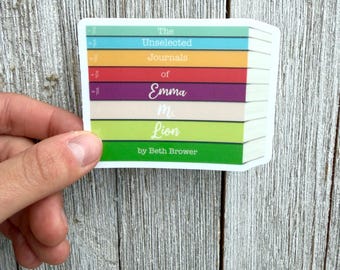 Book spine sticker-vinyl sticker