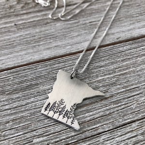 Minnesota state necklace-Minnesota necklace-gift