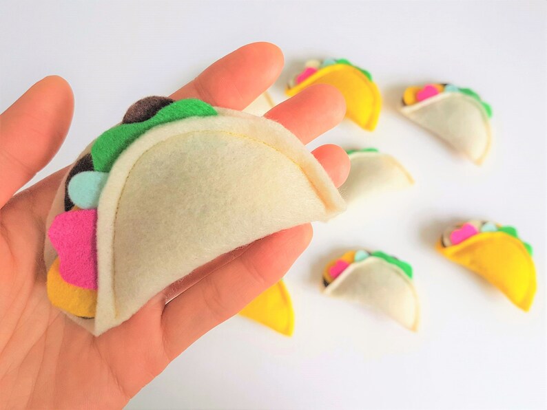 Taco Cat Toys Organic Catnip Taco Toys Birthday Cat Gifts Taco | Etsy