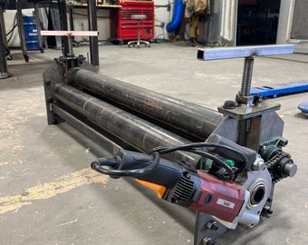 Heavy Duty Pyramid Roller | Pipe Threader Compatible | Metal Roller | Steel Plate Roller | Pinch Roller | Slip Roller | Metal Forming