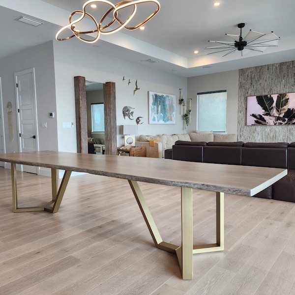 The Matterhorn | 7 Days Lead Time | Customize Your Dimensions | Modern Table Leg | Metal Table Leg | Steel Table Leg | Contemporary Table