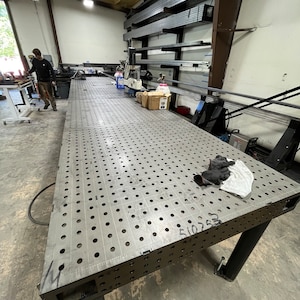 4x4 Welding Fixture Table With 5/8 Holes & Laser Engraved Ruler