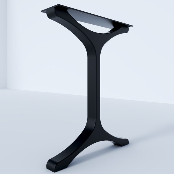 Wishbone Leg Stand Alone | Customize Your Dimensions | Metal Table Leg | Steel Table Leg | Contemporary Table Leg | Modern Table Leg