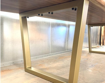 Brass Trapezoid Table Leg | Steel Table Leg, Metal Table Leg | Modern Table Legs | Steel Leg | Bench Leg | Legs sold individuall