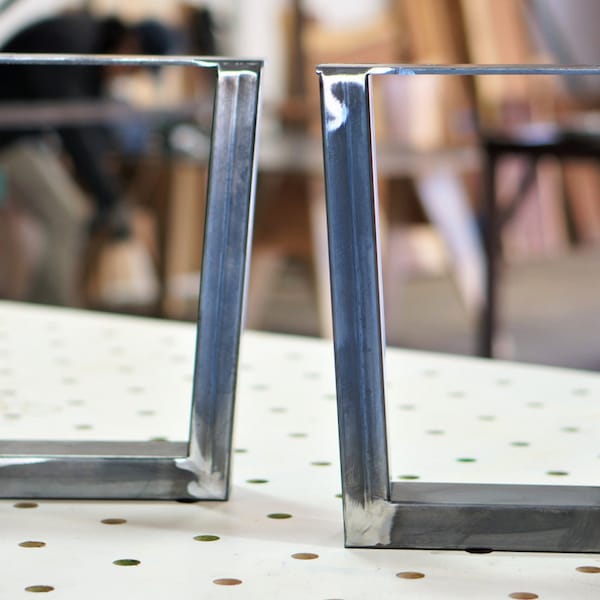 Steel Table Leg, Metal Table Leg, Table Leg, Trapezoid Leg, Desk Leg, Bench Leg, Metal Coffee Table Leg, Heavy Duty Leg, Metal Bench Leg