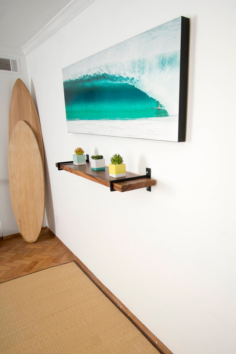 1 Pair Heavy Duty Floating Shelf Brackets Made To Order Etsy