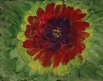 Indian Blanket art print 11x14