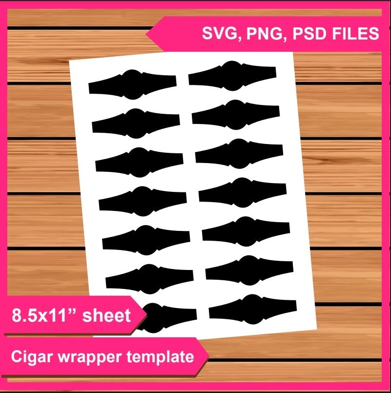 Cigar Wrapper Template