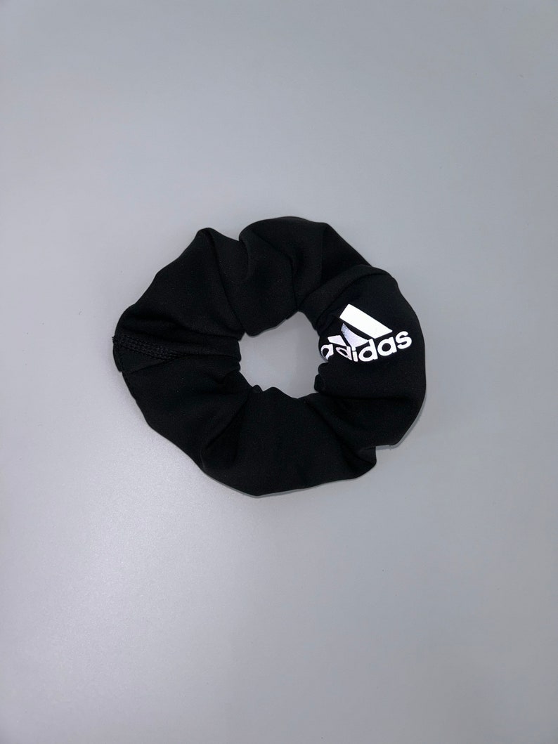 Retravaillé 1/1 Adidas Tube Top et Scrunchie Set Noir et Blanc Petit image 3