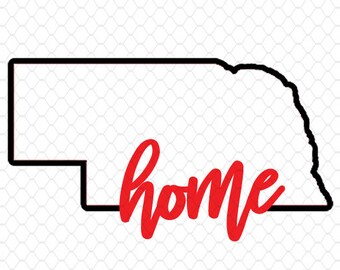 Download Nebraska outline | Etsy