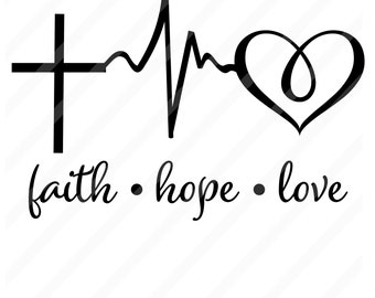 Download Faith hope love | Etsy