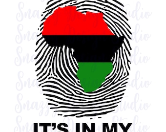 DNA svg, Thumbprint dna, Africa dna Map, African Map ~ Cutting File ~ Royalty in my dna ~ Black History ~ SVG,DXF,eps ~ Cricut ~ Silhouette
