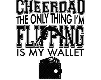 Cheer Dad svg ~Cheer svg ~ Cheer life ~ Funny Dad ~ Dad Wallet svg ~ Cheer Daddy svg ~SVG,DXF,EPS ~ Cricut ~ Silhouette