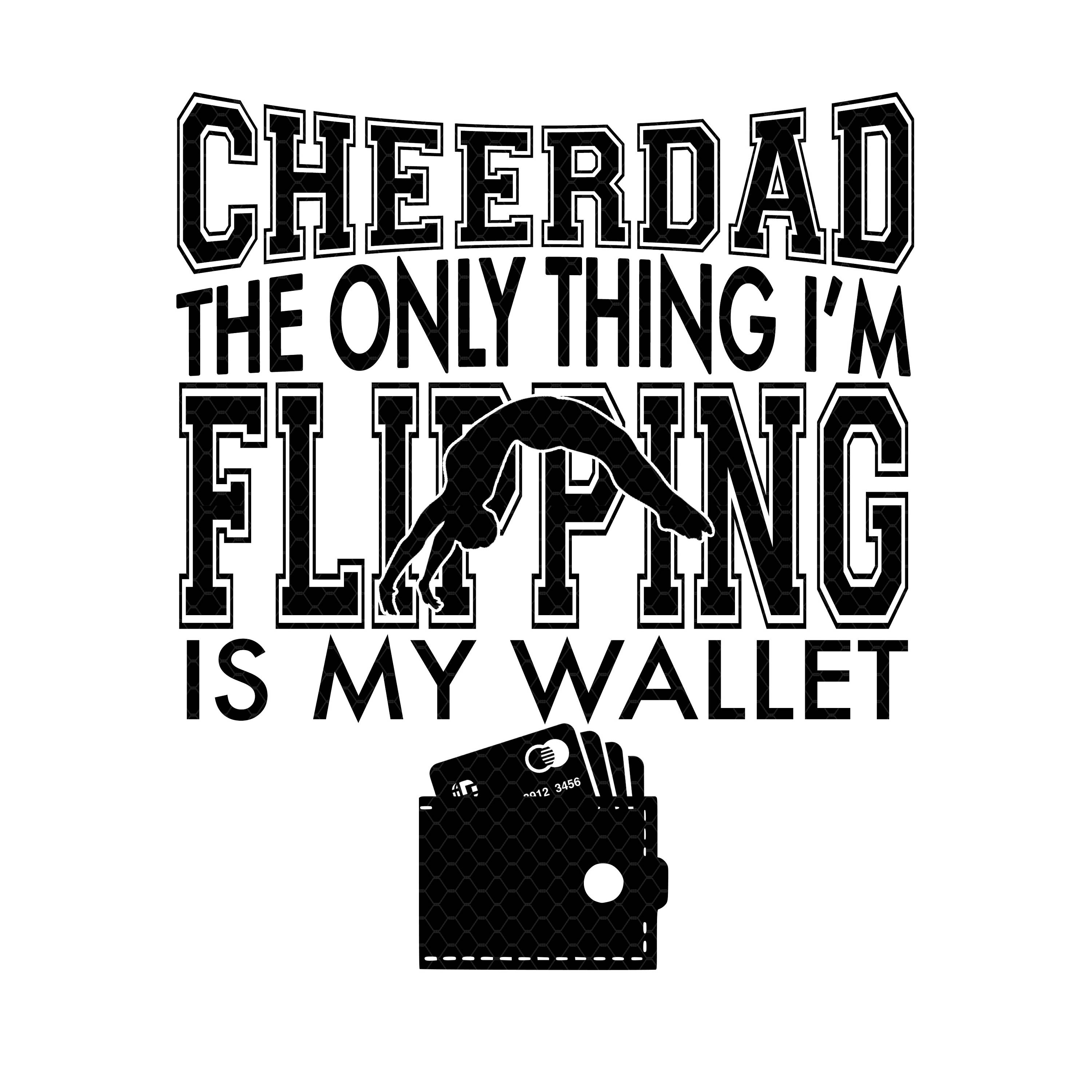 Download Cheer Dad svg Cheer svg Cheer life Funny Dad Dad Wallet | Etsy