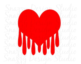 Bleeding Heart SVG ~ Love SVG ~ Valentine SVG ~ Valentines svg ~ Valentine's Day svg ~ Cutting files, Cricut, htv, Heat Transfer Vinyl
