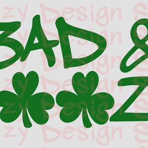 Mal y boozy svg ~ Archivo de corte ~ Shamrock svg ~ St Patty's Day ~ St Patrick's Day ~ SVG,DXF,EPS ~ Cricut ~ Silueta