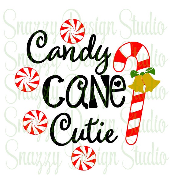 Candy Cane Cutie SVG Holiday SVG Christmas SVG Cutting | Etsy