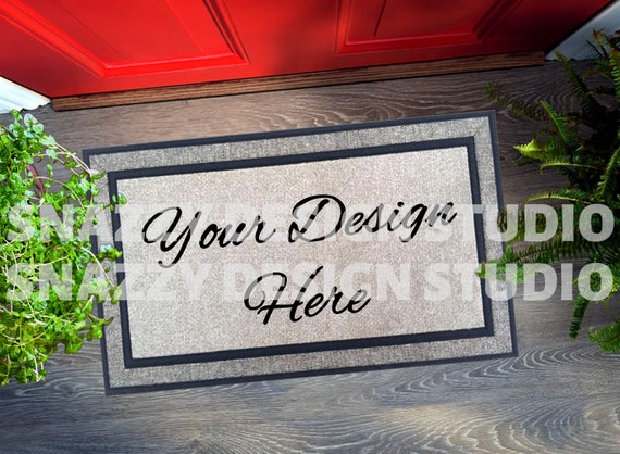 Rug Doormat Trafficmaster Rug Mockup PNG Mockup Digital Image