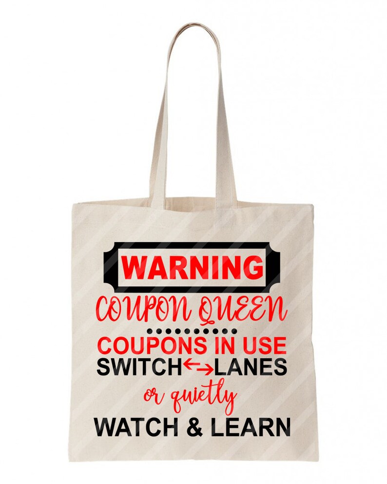Warning Coupon Queen Coupons in Use Switch Lanes or Quietly Etsy
