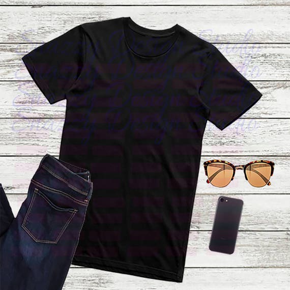 Download Blank Unisex T-Shirt Flat Lay Mockup for Ladies Digital | Etsy
