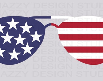 4th of July svg,  Sunglasses svg, July 4th svg, Patriotic svg, Fourth of July, Independence Day, July 4th ~ SVG,DXF,EPS ~Instant Download