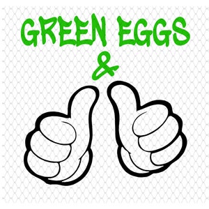 Green eggs and ham svg ~ Green Egs svg ~ Ham svg ~ Hands pointing to self ~ SVG,DXF,EPS ~ Cricut ~ Silhouette
