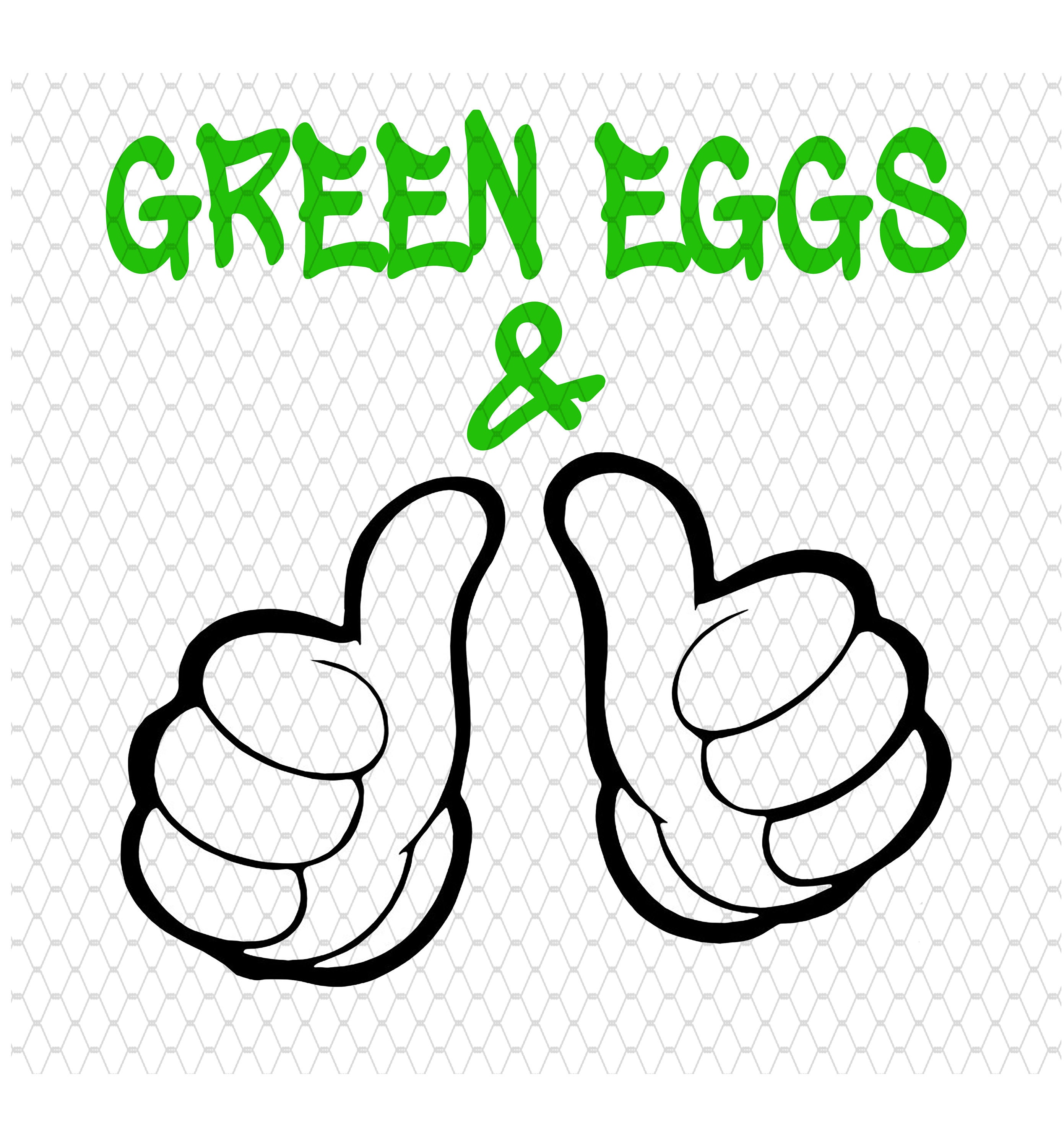 Download Green eggs and ham svg Green Egs svg Ham svg Hands | Etsy