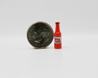 Dollhouse Miniature One Inch Scale 1:12 Bottle of wing sauce by CSpykersMiniaturesUS