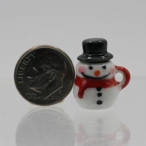 Dollhouse Miniature One Inch Scale 1:12 Snowman Mug