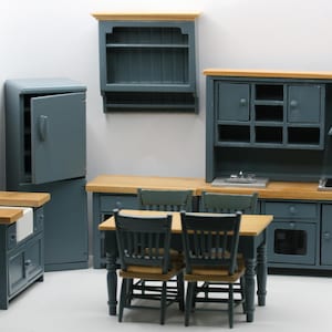 Dollhouse Miniature One Inch Scale 1:12 Kitchen Set
