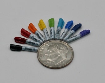 Dollhouse Miniature Permanent marker 1:12 By CSpykersMiniaturesUS