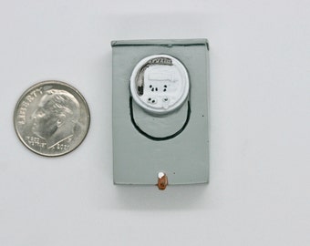 Dollhouse Miniature One Inch Scale 1:12 Electric meter