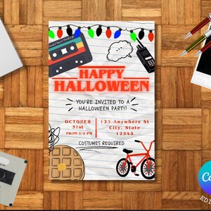 Stranger Things Party Invite | Template Link