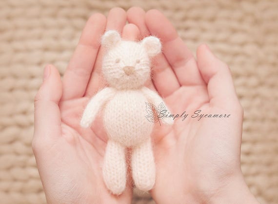 mini teddy bear knitting pattern
